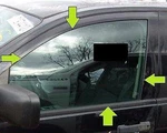 2008-2015 Nissan Titan Left Driver Front Door Glass Window. Fixed Price $110.00.