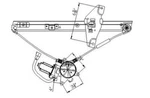 New Front Left Window Regulator For Toyota Camry 1992-1996 69820-06021 6653739. Fixed Price $150.94.