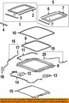 Gm Oem 10-16 Lacrosse Sunroof-sunroof Glass Side Bracket 13285529. Fixed Price $130.13.