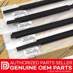 Genuine Toyota 03-09 4RUNNER Front + Rear Door Weatherstrip Moulding Set Of. Fixed Price $211.99.