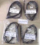 1994-2000 Glass Run Channel Seal Rubber Set For Honda Civic Door Weatherstrip. Fixed Price $289.99.