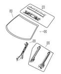 Genuine Mopar 2007-2014 Chrysler Sebring Windshield Frame Front Right 5008734AF. Fixed Price $142.19.