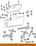 Gm Oem 90-02 Camaro Glass Hardware-door Nut 20213450. Fixed Price $36.71.