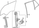 Oem Gm 2024-2025 Envista ,trax Left Rear Door Window Regulator W/ Motor 42896014. Fixed Price $49.99.