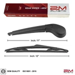 Rear Wiper Arm Blade Ford Focus 2012-2018 Hatchback CV6Z-17526-C Oem Quality. Fixed Price $11.90.