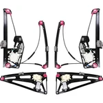 Power Window Regulator Set For 1995-2001 Bmw 740IL Front And Rear With Motor. Fixed Price $231.66.
