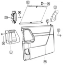Genuine Mopar Rear Window Sunshade Right 1VN02LTUAA. Fixed Price $136.13.