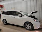 11-17 Nissan Quest Passenger Right Front Power Door Pearl White Paint Qab. Fixed Price $300.00.