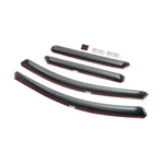 Front And Rear In-channel Side Door Window Weather Deflectors Smoke Black. Fixed Price $80.10.
