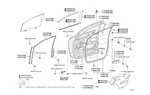 Toyota Sienna Oem 67404-08020 Sash Channel Part Fits 2011-2020. Fixed Price $32.94.