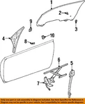 Chrysler Oem 96-06 Sebring Door Glass Hardware-stop 4724284AE. Fixed Price $41.00.