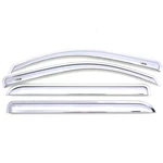Avs Front & Rear Chrome Ventvisor Window Deflectors For F150 F250 F350 Crew Cab. Fixed Price $143.99.
