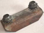 1961-1963 Ford Thunderbird Front Door Window Upper Stop Support Bracket, 1962. Fixed Price $19.00.