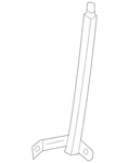 Genuine Nissan Window Regulator Guide 80387-3SB0A. Fixed Price $38.33.