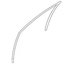 Genuine Nissan Run Weather-strip 80331-5HJ0A. Fixed Price $144.74.