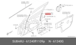 Genuine Oe Sash Assembly Dr Lw Left Hand 61240FL1109P For Subaru 61240F-L1109P. Fixed Price $23.04.