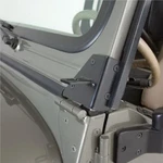 Rampage 7609 Pair Of Black Windshield Hinge Light Bracket For 87-95 Wrangler Yj. Fixed Price $44.10.