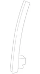 Genuine Honda Sash Front Door Center (lower) 72231-S04-003. Fixed Price $5.70.