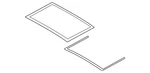 Genuine Nissan Roof Panel Glass 91604-1AA1A. Fixed Price $849.24.