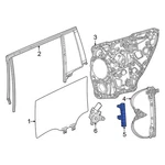 For Jeep Grand Cherokee 21-25 Rear Right Window Regulator Guide. Fixed Price $23.80.