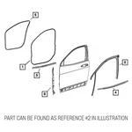 Genuine Oem Mopar Rear Right Door Window Glass Run Channel For Jeep Cherokee. Fixed Price $189.41.