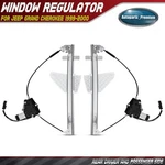 2X Window Regulator W/ Motor For Jeep Grand Cherokee 1999-2000 Rear Left & Right. Fixed Price $74.99.