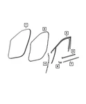 Genuine Mopar Front Door Flush Glass Weatherstrip Left 68630321AF. Fixed Price $125.08.