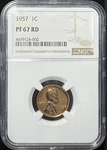 1957 Lincoln Wheat Cent Ngc PR67RD Receive Coin Pictured See Description #3683. Fixed Price $44.95.