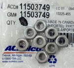 8 Pk Acdelco 11503749 Multi-purpose Hexagon Nuts 4.0 4.2 In. For Gmc. Fixed Price $18.49.