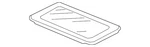 Genuine Honda Sunroof Glass 70200-SXS-A02. Fixed Price $535.94.