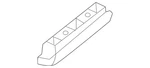 Genuine Audi Door Glass Sunshade Bracket 4G5-861-789-4PK. Fixed Price $13.41.