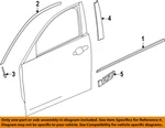 Cadillac Gm Oem Ats-door Window Sweep-belt Molding Weatherstrip Right 22970642. Fixed Price $139.02.