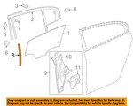 Gm Oem 13-17 Regal Rear Door Glass Hardware-front Insulator 22782940. Fixed Price $33.86.