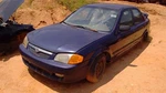 Driver Rear Door Vent Glass Sedan Fits 99-03 Mazda Protege 174575. Fixed Price $113.59.