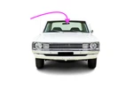 Fits: 1967-1975 Dodge Dart,plymouth 2 Door Convertible Front Windshield Glass. Fixed Price $290.95.