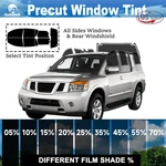 Precut All Side + Rear Window Film Any Tint Shade % For Nissan Armada 2004-2016. Fixed Price $39.99.