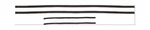 Oer PW1098 Window Glass Run Channel, Front, Chevy, Pair. Fixed Price $42.99.