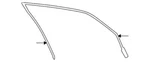 Genuine Ford 1996-2007 Taurus Se Window Run Channel Rear Left 4F1Z-5425767-AA. Fixed Price $84.59.