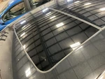 09-16 Lincoln Mks Sun Moon Roof Window Front Section (glass Only). Fixed Price $100.00.