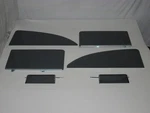 1955 1956 1957 Chevrolet Glass 2DR Sedan 150 Vent Door In Frames Stationary Qtrs. Fixed Price $399.00.