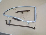1955 56 57 Chevy Pontiac Left (driver's) Quarter Window Frame & Track. Fixed Price $99.99.