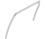 Genuine Nissan Glass Run Rubber-rear Door Window Left-hand 82331-6RR0D. Fixed Price $83.17.