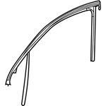 Genuine Mercedes-benz Oe Window Guide Rail 167-725-13-00. Fixed Price $115.35.