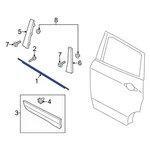 Ford Escape 2013-2019 CJ5Z7821453E Front Left Door Belt Molding. Fixed Price $115.27.