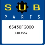 Subaru Lid Assy 65430FG000, New Genuine Oem Part. Fixed Price $826.33.