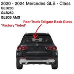 Fits 2020-2024 Mercedes Benz Glb-class Back Window Glass Heated W/ Antenna/alarm. Fixed Price $320.00.
