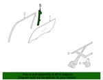 Genuine Nissan Sash Channel 82235-1AA0A. Fixed Price $69.00.