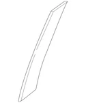 Genuine Nissan Black Out Tape 82812-EZ71A. Fixed Price $24.09.