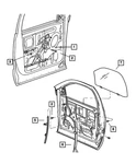 Genuine Mopar Front Door Glass Lower Channel Left 55275943AD. Fixed Price $55.95.