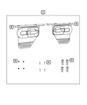 Genuine Mopar Door Window Stabilizer Grommet 1CT06DX9AC. Fixed Price $6.44.